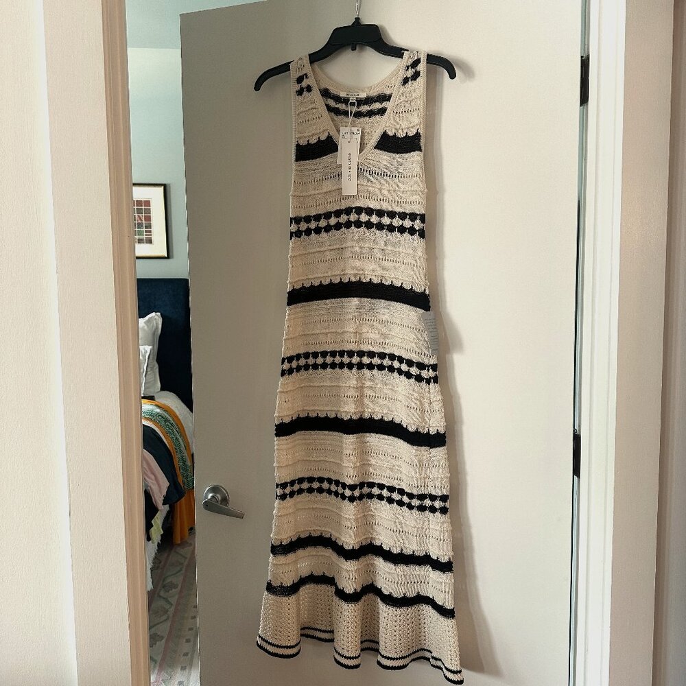 Nordstrom Crochet Knit Midi Dress Zoe and Claire Size Small (New with Tags!) NWT